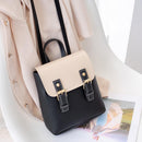 Fashion PU Leather Flap Women Shoulder Bags Multi-Function Casual Mini Backpack