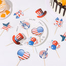 Festival Accessory Independence Day Cake Decoration Cake Topper 4th of July