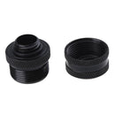 G1/4 Brass Connector for 14mm OD PC Water Cooling System Tubes(Black)