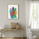 Part Special Shaped Drill Diamond Painting Colorful Cat DIY Handmade Art Gift