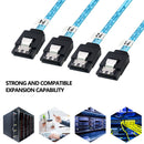 90 Degrees SATA 3.0 Mini SAS Cable 6Gbps 4 SATA to 4 SATA 7 Pin SSD Data Cable