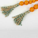 2022 Rope Tassel Radish Beads String Wooden Beaded Pendant Home Decor Craft H0J2