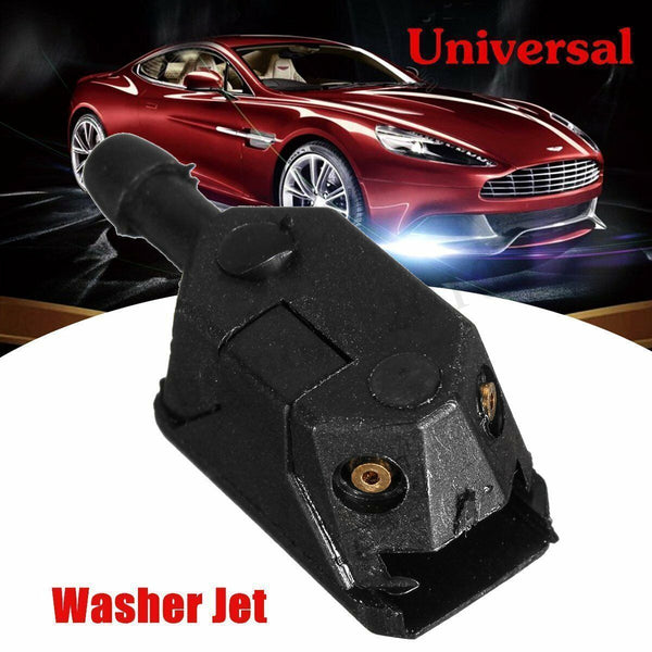 Water Auto Black Fan ShapedAuto Car Spray Nozzle Wiper Washer Window Windshield