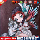 5D Diamond Painting Elf Girl Partial Special Shape Drill DIY Crafts (YX003)