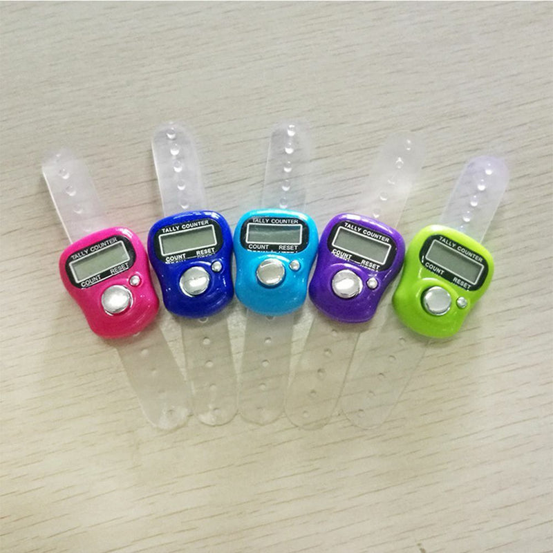 Weave Mini Random LCD Finger Counter Stitch Marker Digital Tally Counter
