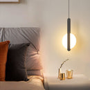 Geometry Round Design Dining Room Pendant Lamp Modern Style LED Ceiling Light