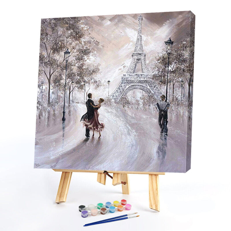 Dancing Oil Paint By Numbers Canvas DIY Picture for Adults Children Hand Painted