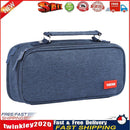 Large Capacity Pen Case Spacious Canvas Stationery Storage Bag (Dark Blue) Newly