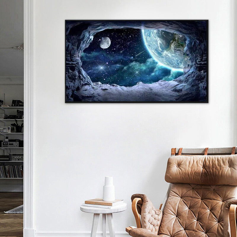 5D Kit Rhinestone Pictures DIY Cosmic Planet Full Round Drill Diamond Paint