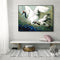 DIY Digital Oil Painting By Numbers Kits Flying Crane Canvas Room Decoration
