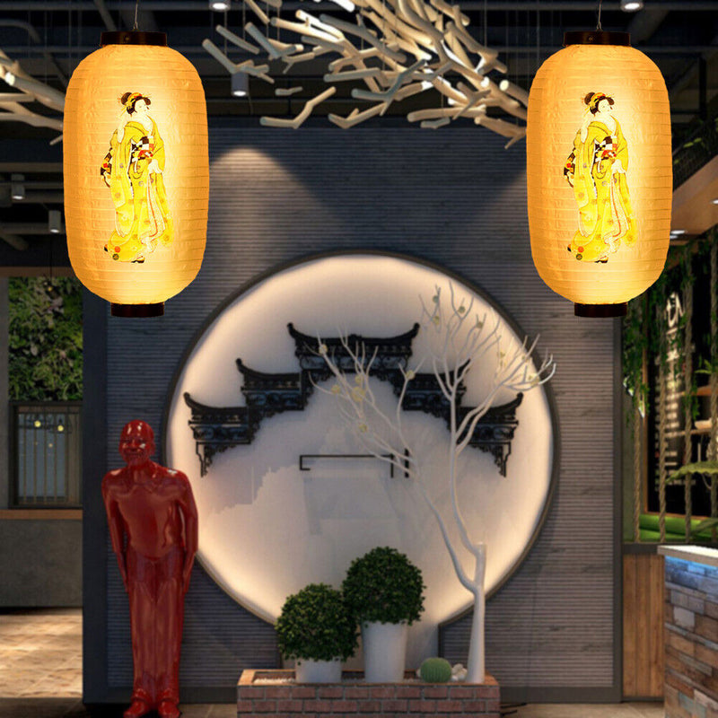 10 inch Customized Chinse Style Character Painted Lantern for Hanging (B)) Newly