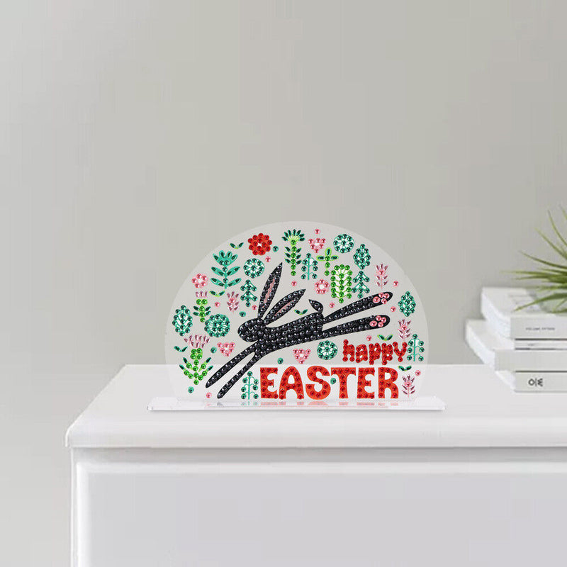 DIY Crystal Diamond Painting Rhinestone Easter Scene Ornaments Kit (CB007)