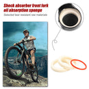 RISK 2pcs Bicycle Front Fork Sponge Ring Oil Foam Absorb Seal Dust-proof Ring