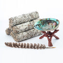 Wooden Bracket Abalone Shell Stand Holder DIY Yoga Healing Purification Decor