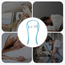 2-Ball Rolling Portable Manual Neck Massager Home Pain Relief (Sky Blue) Newly