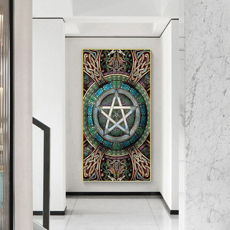 Celtic Totem Oil Paint By Numbers Kits Canvas Picture DIY Wall Drawing Craft