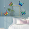 16.5cm Metal Wrought Iron Sculptures Butterfly Garden Wall Hang Butterfly Decor