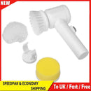 5 in 1 Handheld Electric Cleaning Brush Set for Cleaning Tiles Sinks Wash Basins