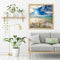 DIY Paint By Number Kit Seaside Beach Scenery No Frame for Home Art Decor