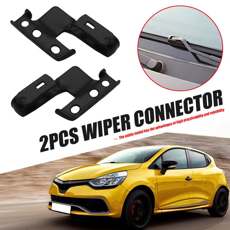 2 Set Universal Front Windshield Wiper Blade Arm Adapter Mounting Kit 3392390298
