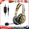 Game Headphones Gaming Headsets Stereo Over-Head Earphone PC Wired Headset Newly