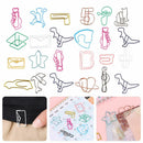 Shape Memo Desk Organizer Notebook Paper Clips Stationery Bookmark Binder Clip
