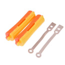 6pcs Perm Bar Rubber Band Hair Curler Hairdressing Tool(Random Color/8