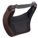 Lumbar Rest Cushion PU Pad Headrest Car Pillow Memory Foam Neck Support