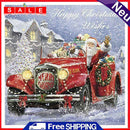 Diamond Painting Santa Presents Car Full Round Drill Picture of Rhinestone Kit