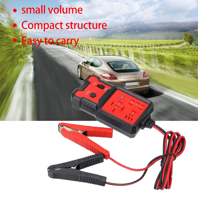 4pin 5pin 12V Cars Battery Checker Automotive Relay Tester Diagnostic Tools