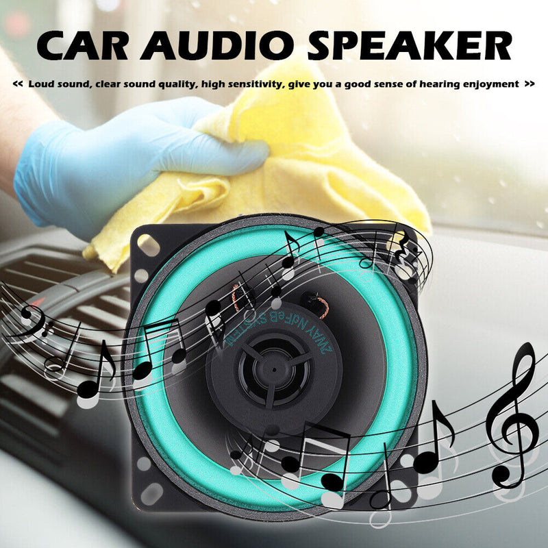 4"" 2 Way 100W Car Audio HiFi Coaxial Speaker Car Stereo Loudsspeaker VO-402
