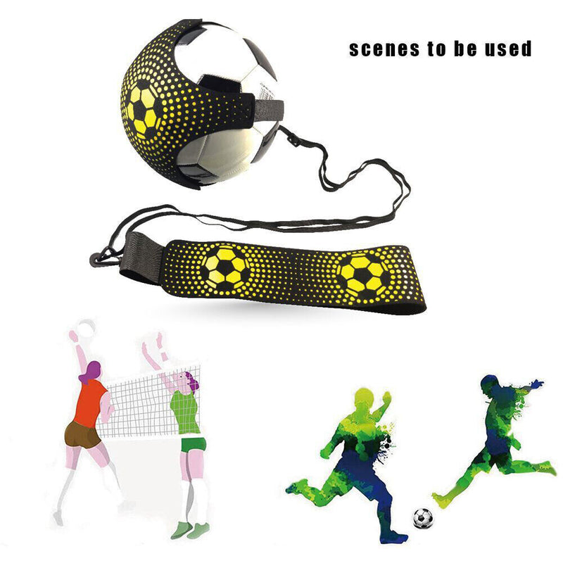 Soccer Juggle Band Solo Practice Auxiliary Belt Football Kick Trainer Equipment