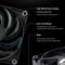 PHANTEKS 4Pin PWM PC Case Cooling Fan Hydraulic Bearing CPU Cooler (14cm)