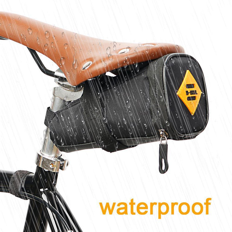 Mountain Bicycle Tail Package 600D Seat Cushion Kit Saddle Bag (Black)