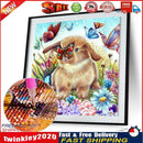 Rabbit 5D DIY Round Diamond Painting Cross Stitch Mosaic Home Decor Gift Newly