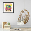 5D Diamond Painting Summer Car Full Round Rhinestone DIY Mosaic Kit Home Picture