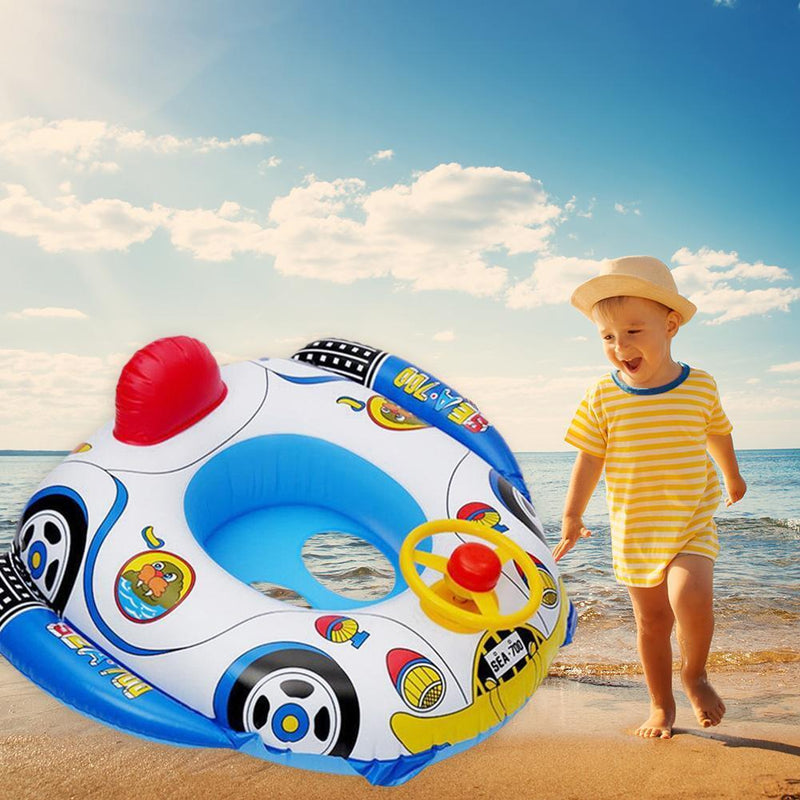 Cute Baby Inflatable Seat Swimming Ring Pool Aid Trainer Beach Float Boat Newly