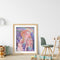 5D DIY Partial Drill Special Shape Girl Rhinestone Diamond Drawing for Home