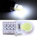 10pcs 12V T10 W5W Bulb White LED Lamp COB Silicone Shell Car Turn Side Lamp