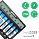 Charger Fast Charging Dock For AA AAA NI-CD NI-MH Rechargeable Batteries
