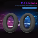 1 Pair Replacement Ear Pads for Sony WH1000XM2 MDR-1000X Headphones (Black)