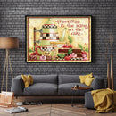 Diamond Painting Kitchen supplies Full Round Drill Rhinestone Picture