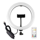 Dual-color Temperature Ring Video Light Kit Selfie Lamp 10.2 inch 26cm RGBWW