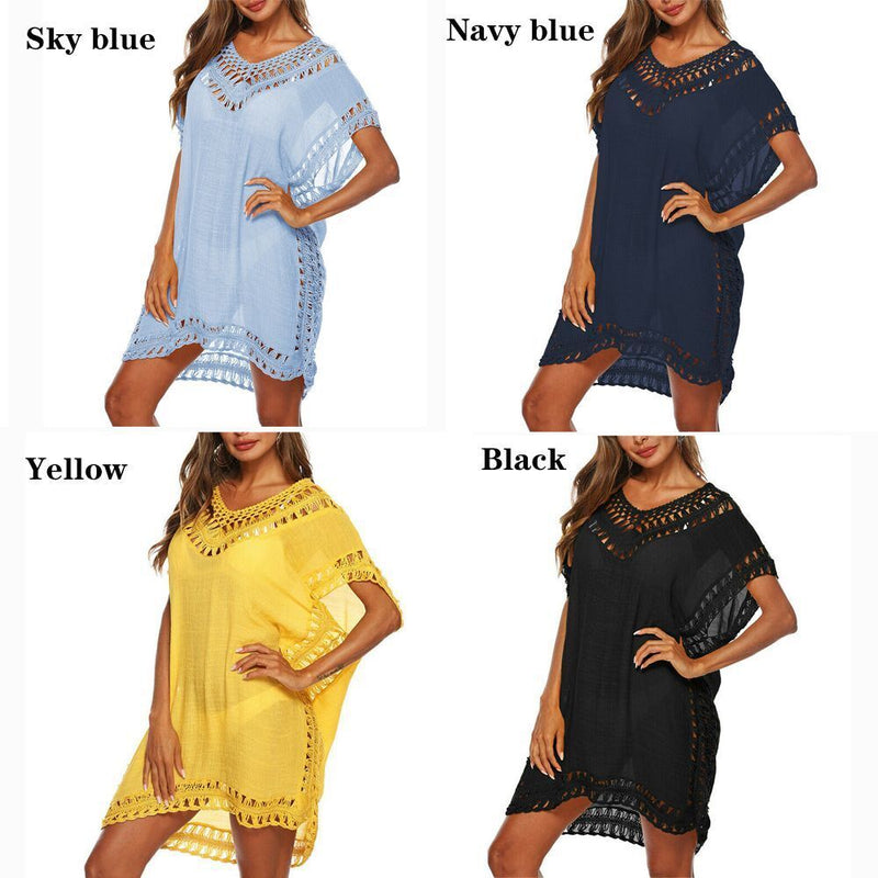 Women Beach Swimsuit Swimwear Summer Bikini Cover Up Sarong Beach Dress