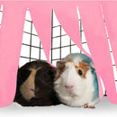 Hidden in the House Beds Hiding Tent Cage for Hamster Guinea Pig (Pink) Newly