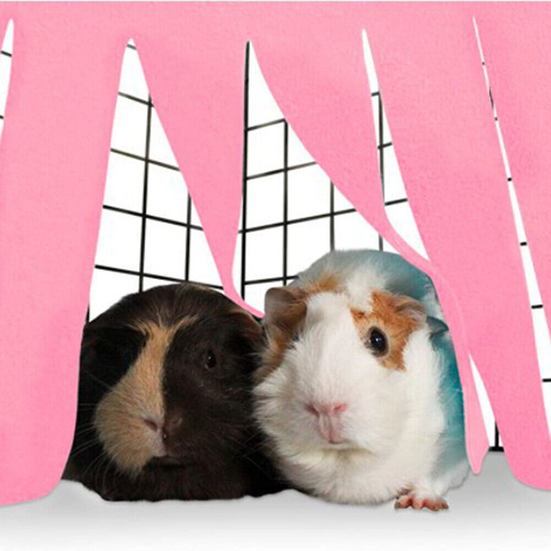Hidden in the House Beds Hiding Tent Cage for Hamster Guinea Pig (Pink) Newly