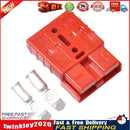 50A Battery Charging Bipolar Plug with Terminals Portable Connector (Red) Newly