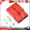 50A Battery Charging Bipolar Plug with Terminals Portable Connector (Red) Newly