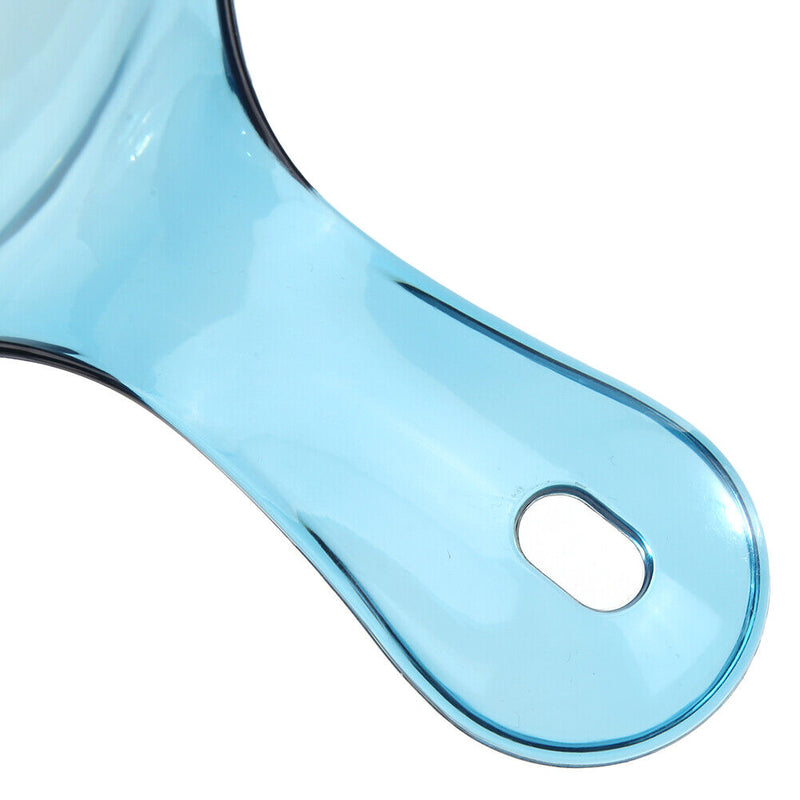 Plastic Water Ladle Anti-skid Handle Transparent Bailer Home Kitchen (Blue)