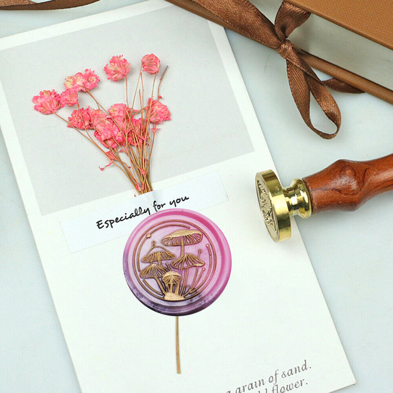Mushroom Sealing Wax Stamp Head for Cards Envelopes Wedding Gift Scrapbooking